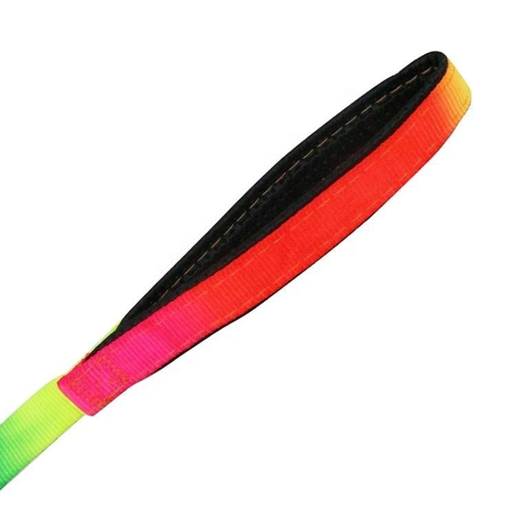 New Products Nylon Elastic Rope Dog Leash with Neoprene Padded Handle