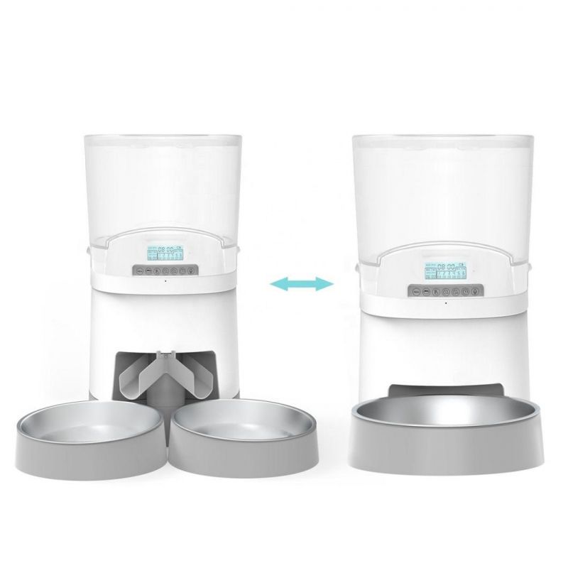 Automatic Two Way Cat Dog Feeder with 7L Large Capacity for Pets Feeder
