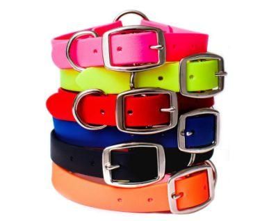 2022 New Trend Manufacturer Personal Logo Rubber Coated Dog Accessories Dog Collar