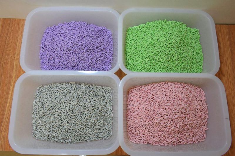 Quality Tofu Cat Litter in Lavender Scent with Fast Clump