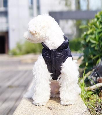 High-Quality Light-Weight Grid-Quilting Down-Cotton Vest Dog Accessories Apparel Pet Clothes