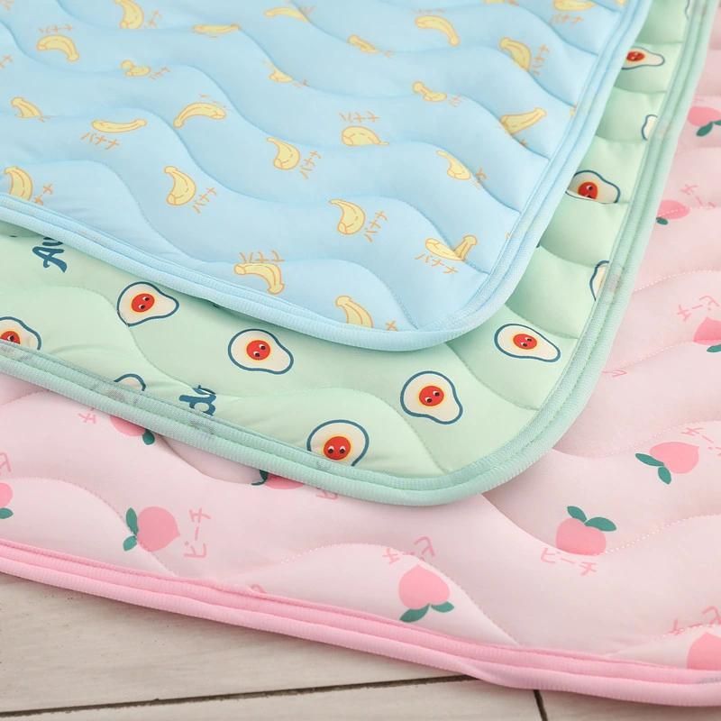 No Freeze Self Cooling Pet Mat Summer Pressure Anti-Moisture Cooling Mat for Kennel Sofa Bed Floor Car Seats Dog Waterproof Bed