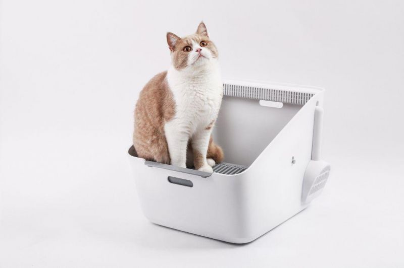 New Luxury Detective Automatic Deodorizing Cat Litter Box with Easily Detach and Clean