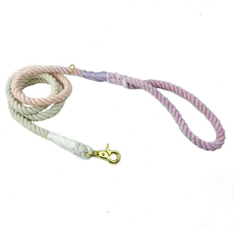 Handmade Fashion Dog Leash Soft Round Rope Leash