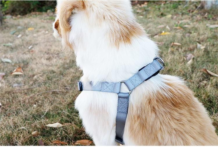 Manufacturers Wholesale Custom Pet Nylon Webbing Adjustable Metal Chain Small Nylon Backpack Dog Harness