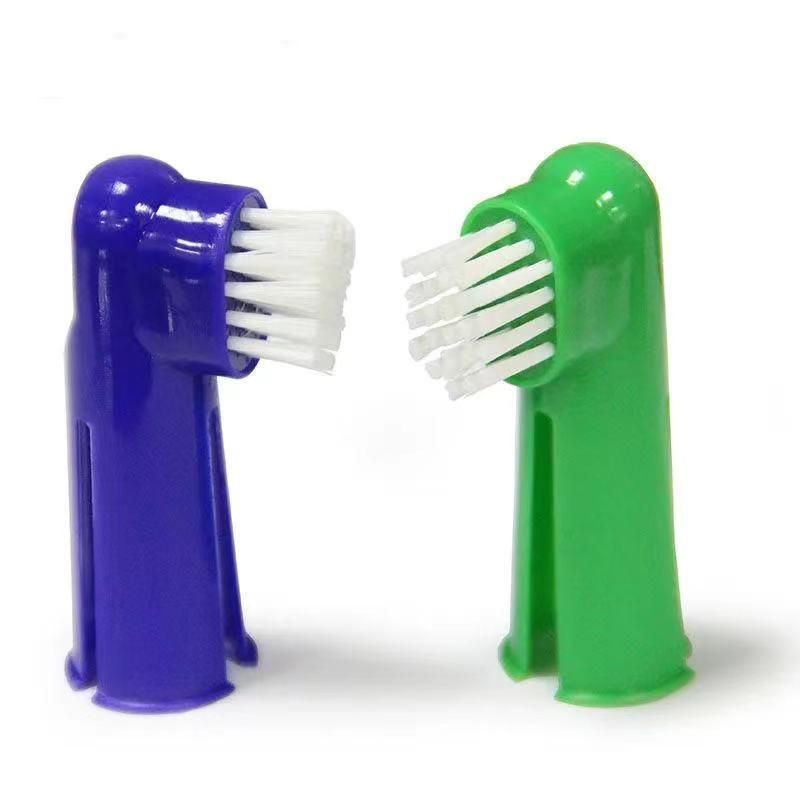 4PCS Puppy Toothpaste Toothbrush Set Pet Dog Tooth Cleaning Supplies
