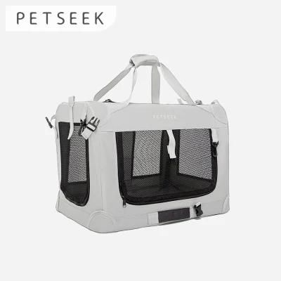 Custom New Pet Bag Collapsible Ventilated Airline Approved Portable Pet Carrier