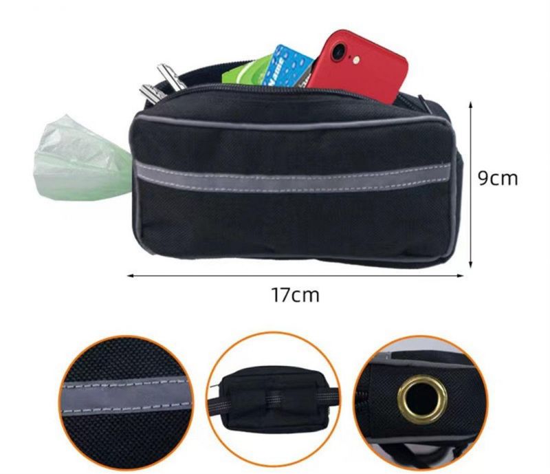 Running Belt Jogging Pull Dog Leash with Waist Bag