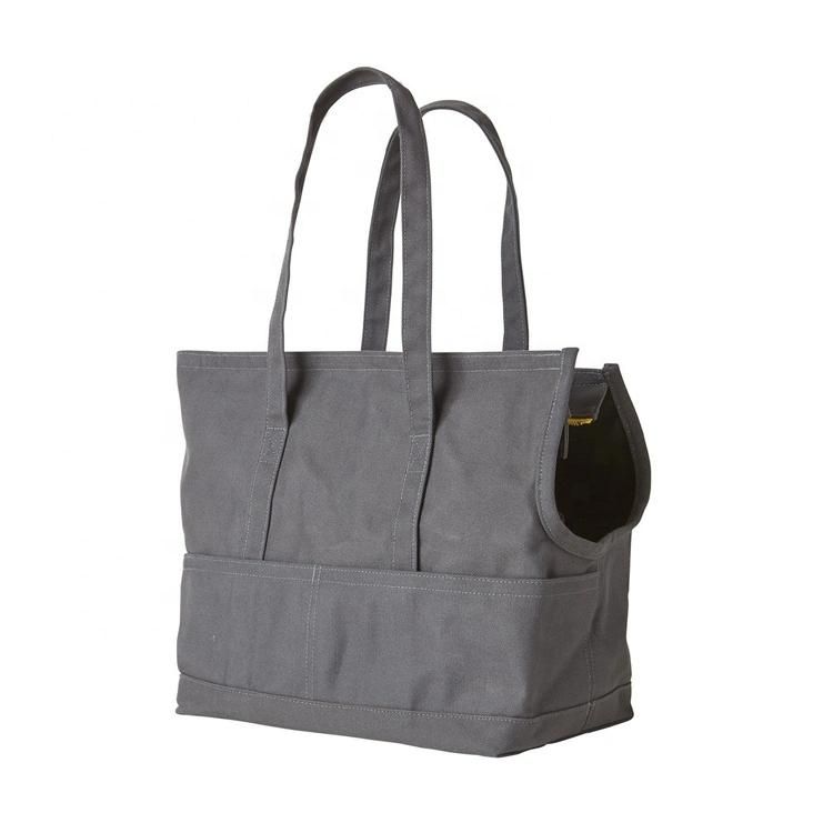 Professional China Competitive Supplier Canvas Foldable Tote Shoulder Pet Carrier Bag