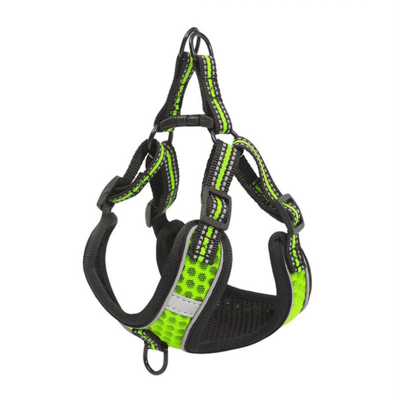 Reflective Puppy Dog Harness Vest with Walking Lead Leash