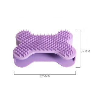 Silicone Soft Touch BPA Free Pet Grooming Product Dog Comb for Combing Hair
