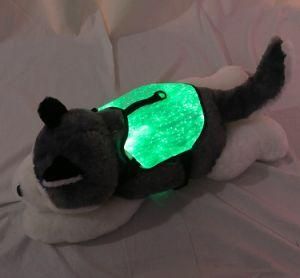 Creative Luminous Fiber Optic Pet Clothes Dog Clothes LED Pet Clothes Anti-Lost Luminous Vest