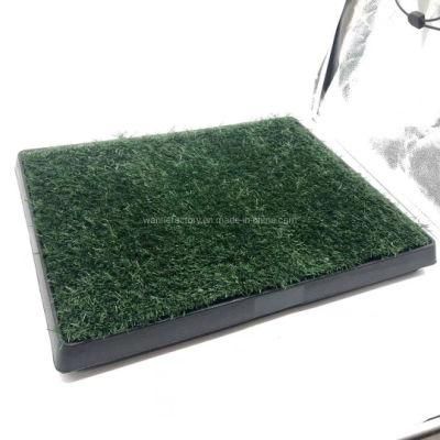 Wanhe Free Samples Provided 25&prime;&prime;x20&prime;&prime;fake Grass PEE Pads Puppy Turf Potty Training Pads for Dog PEE