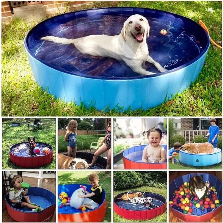 Wholesale Custom Folding Pet Tub Outdoor Dog Swimming Pool Portable Dog Pool