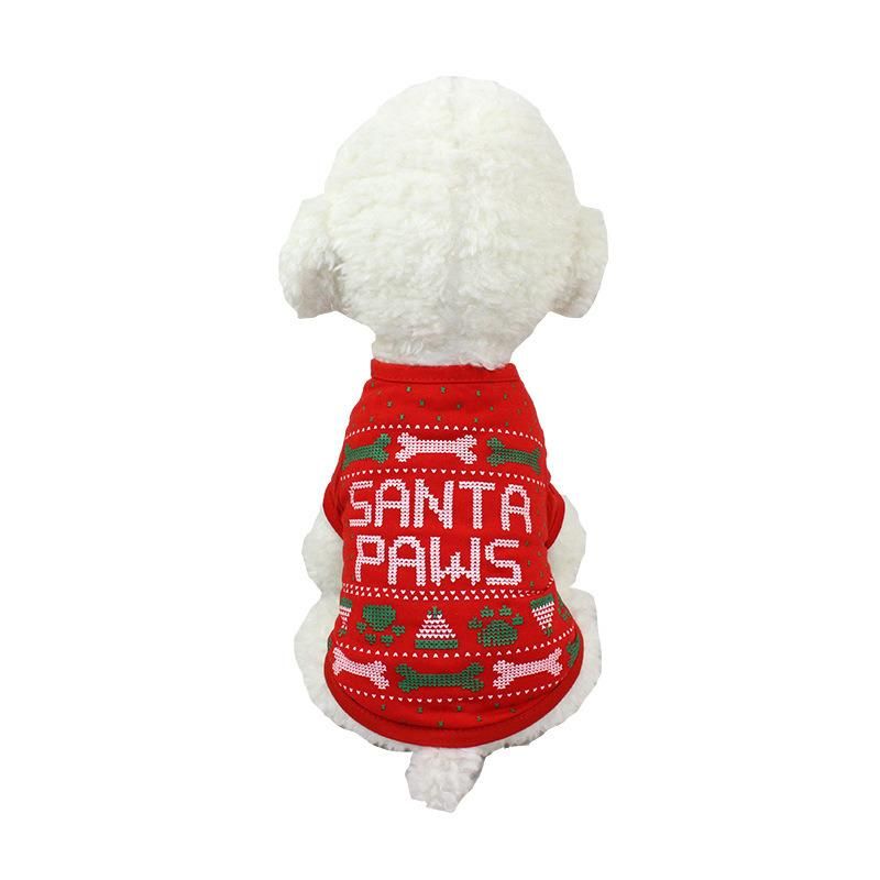 Santa Claus Dog Costume Christmas Party Dressing up Pet Dog Clothes Pet Outfit