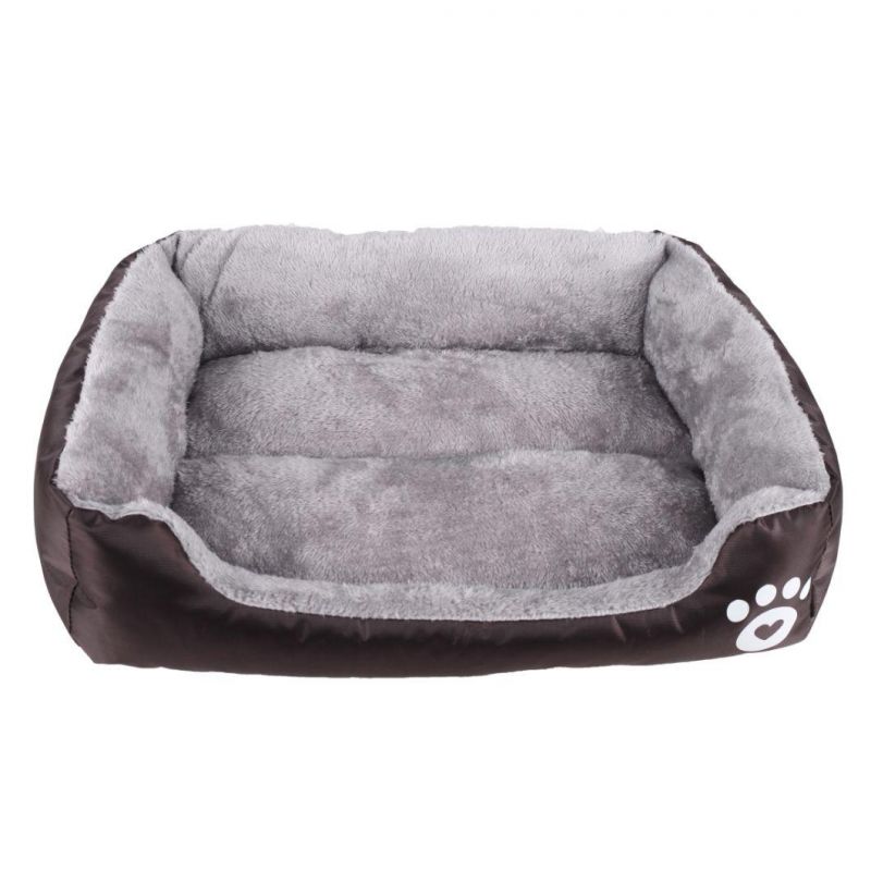 Rectangle Pet Sofa Cushion Bed Cat Winter Mat Kitten Nest Washable Pubby Kennel Warm Mattress Dog Sleeping Bed