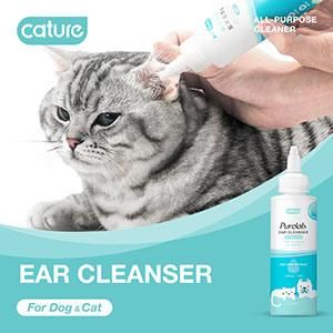 Cature 100% Natural Cat Ear Cleansing Liquid Help to Kill Bacteria and Remove Mite