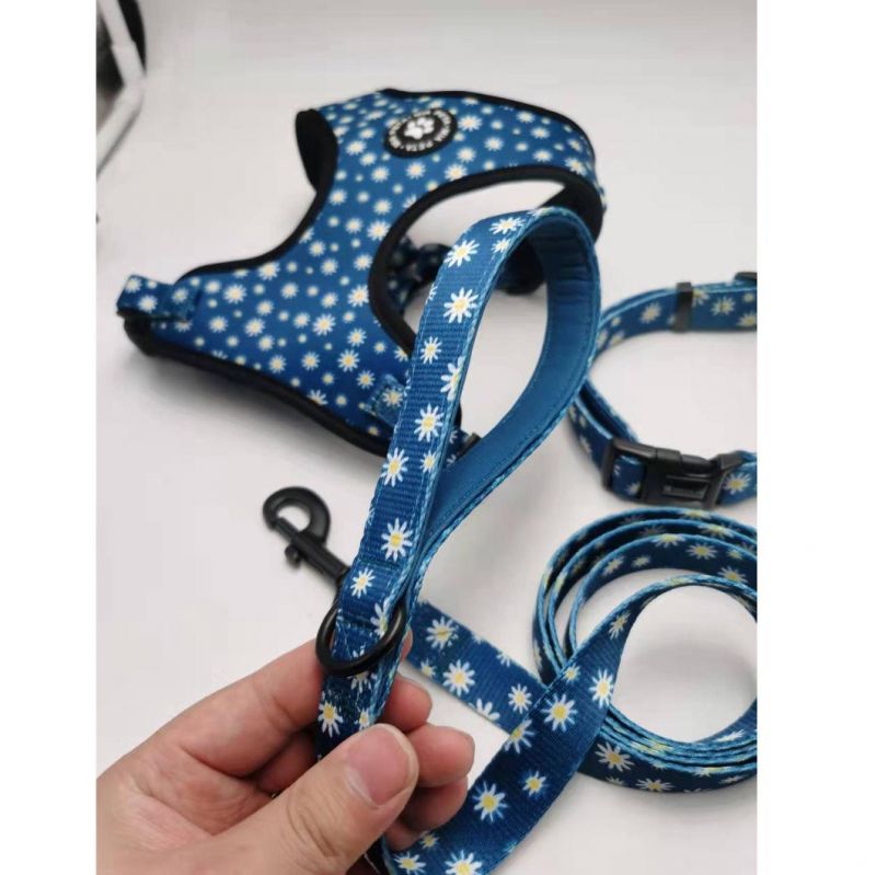 High Quality Dog Harness Manufacturer Vest Dog Harness Collar Leash Set Custom Designs Pet Dog Harness Soft Reversible Adjustable Dog Harness
