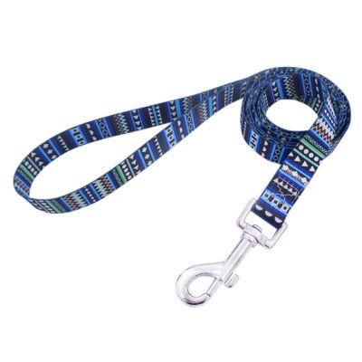 Colorful Geometric Print Dog Leash Soft Pet Leash
