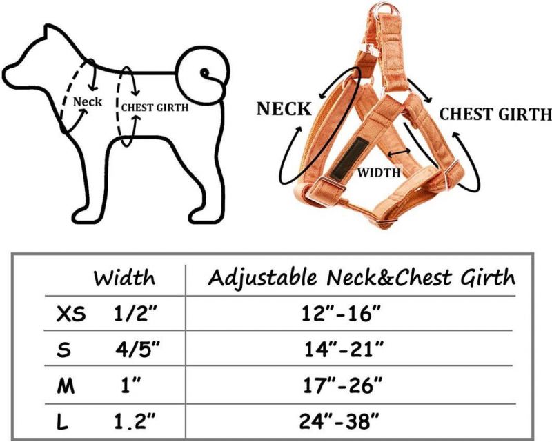 Soft, Comfortable, Durable and Adjustable Halter Dog Harness