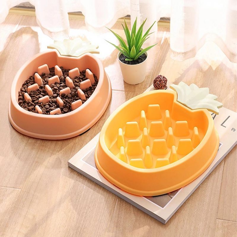 Five Color Pet Slow Feeding Bowl