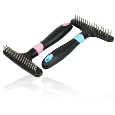 Pet Fur Shedding Remove Grooming Rake Comb Brush Dog Cat Long Short Thick Hair