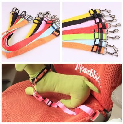 Multi-Colors Nylon Metal Nice Design Car Belt for Dog Cat Pet Seat Belts