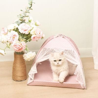 Luxury Pet Tent Bed for Dog and Cat Pet Teepee Houses with Cushion Indoor Outdoor Other Pet Products