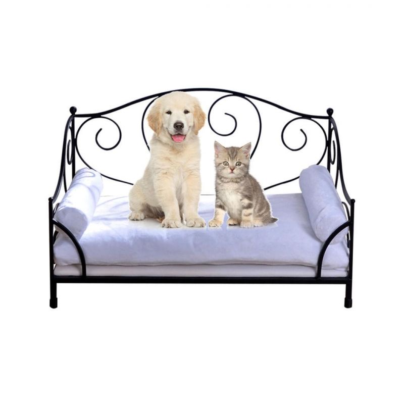Dog Bed Sofa Comfortable Pet Dog Bed Sofa with Iron Frame