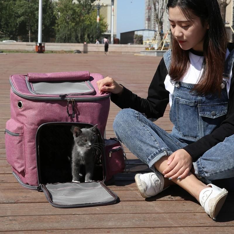 Customize OEM ODM Portable Capsule Pet Carrier Bag Backpack Sling