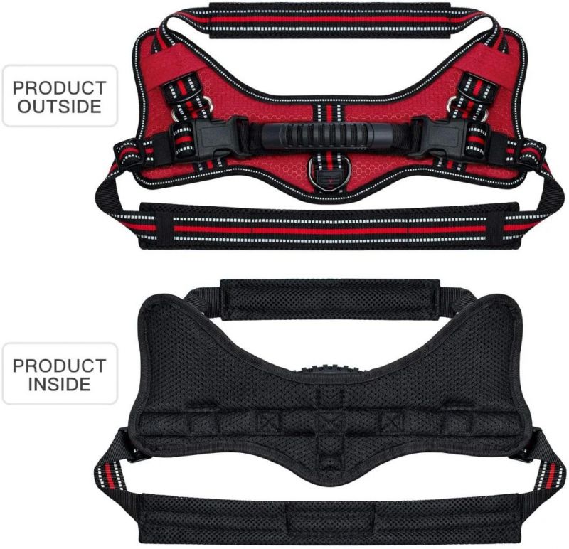 Dog Harness No-Pull Adjustable Dog Vest with Training Handle