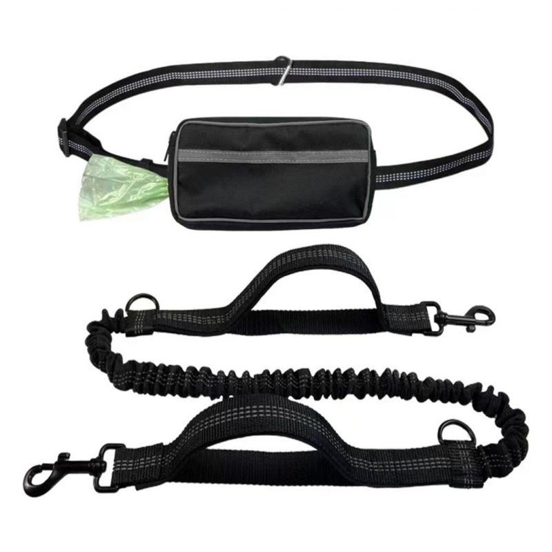 Running Belt Jogging Pull Dog Leash with Waist Bag