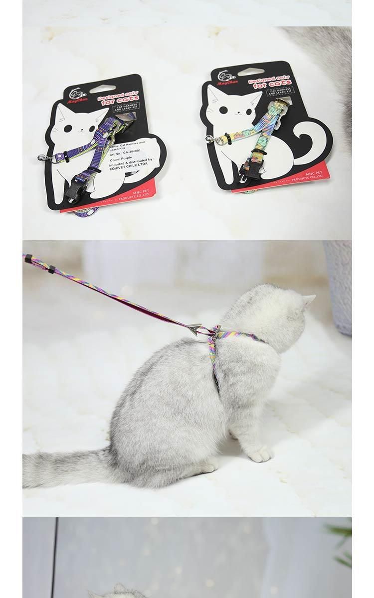 New Arrival Fit Cat Any Kinds and Sizes Zinc Alloy Metal Part Cat Leash Harness