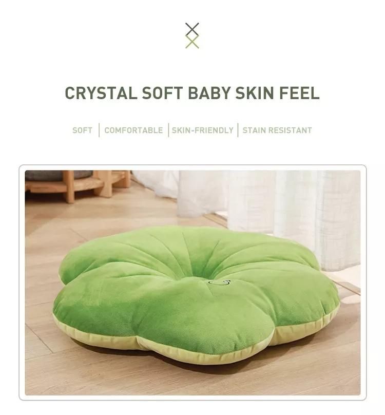 Factory Wholesale Skin Friendly Frog Shape Pet Bed