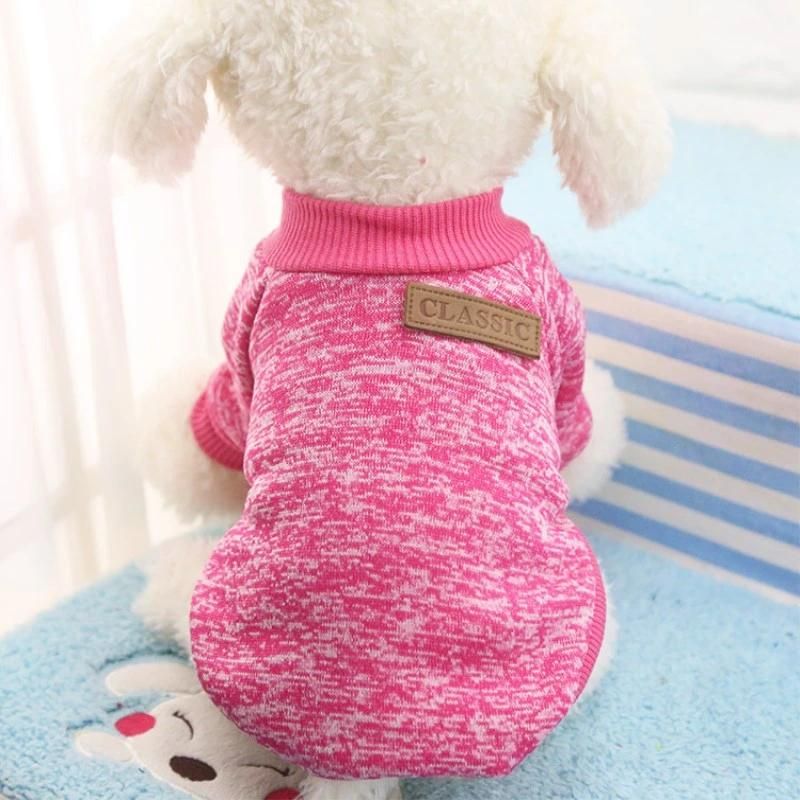 Dog Clothes Puppy Pet Cat Jacket Coat Winter Fashion Soft Sweater Clothing