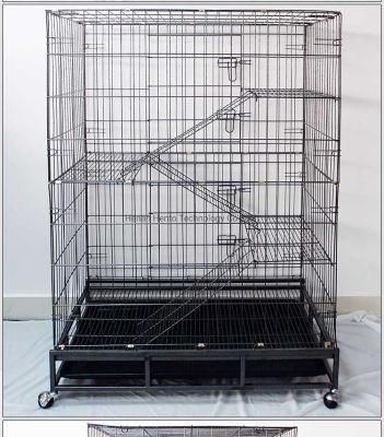 Portable Pet Cat Foldable Multi Function Cage Large Space Capsule Cage Pet Carrier