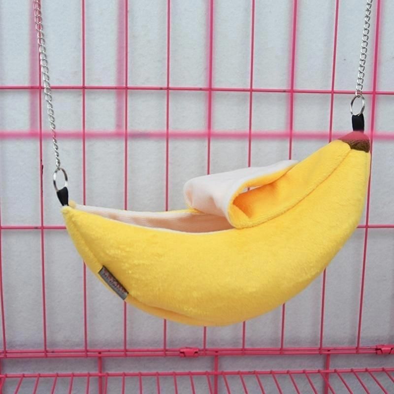 Hamster Cotton Nest Banana Shape House Hammock Cage for Hamster Bed