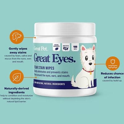 Biokleen OEM Custom Puppy Vitamin E Dog Pet Grooming Pet Wipes Lavender Pet Wet Wipes