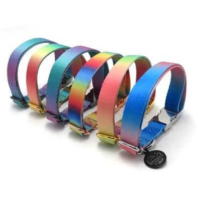 Pet Accessories Adjustable Wide Nylon Webbing Dog Collars&#160;