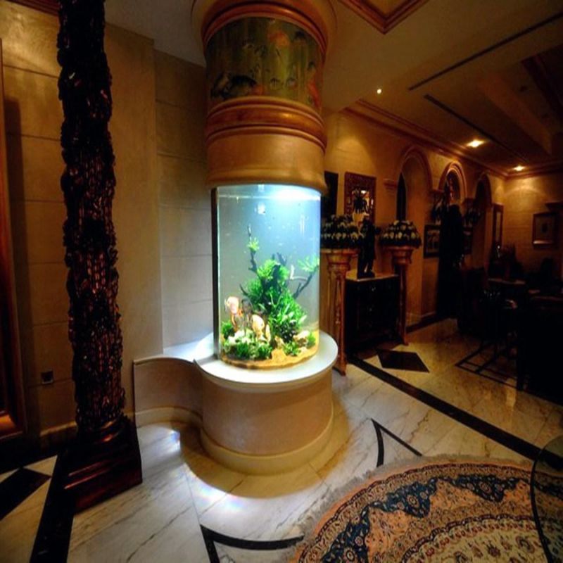 Large Big Size Acrylic Round Aquarium Supplier From China