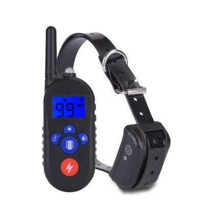 Pet Trainer Waterproof Remote Electric Control Pet Dog Training Rechargeable Shock Collar for Dog Training/Factory Price