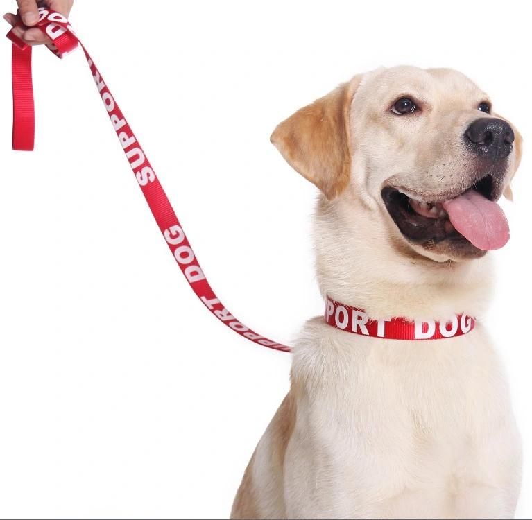 Custom Nylon Silk Print Service Dog Lead