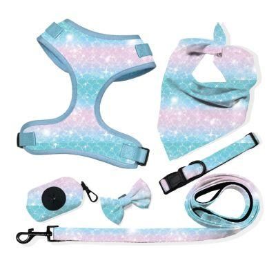 Pet Harness Vest Accesorios Cotton Dog Leash Collar Bowite Sets