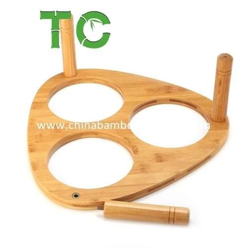 Elevated Small Dog Bowls with Bamboo Stand Raised Dog Bowls Cat Food Stand