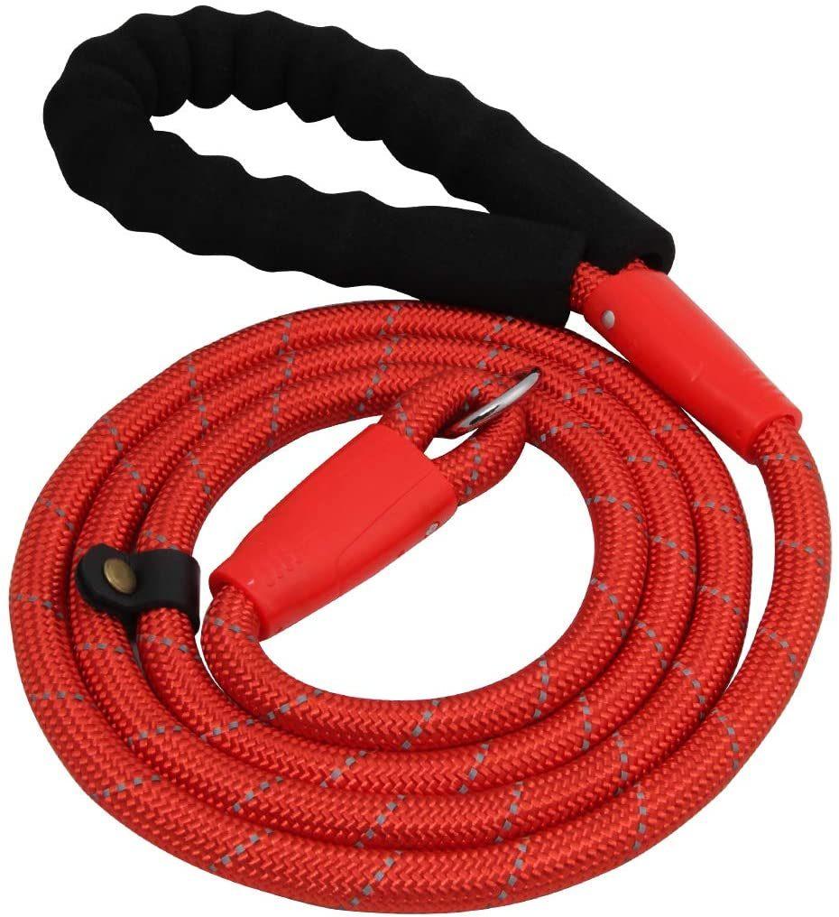 Nylon Leash with Sponge Handle Reflective Dog Lead