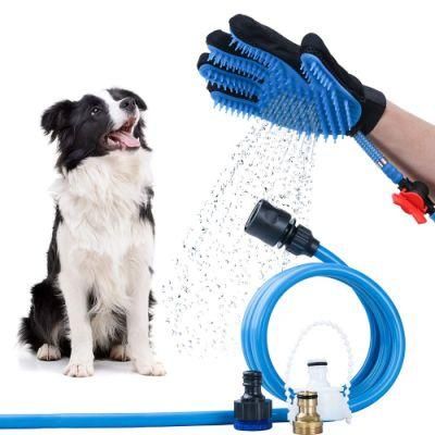 Cleaning Massage Brush Dog Bath Pet Grooming Gloves
