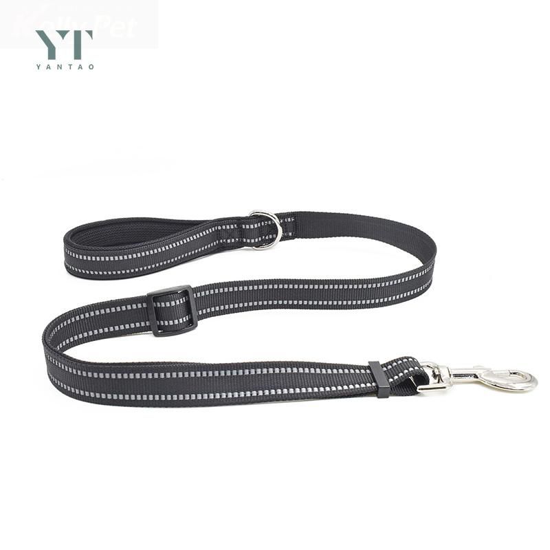 Custom Strong Heavy Duty Simple Mesh Padded Premium Braided Tangle Free Reflective Nylon Pet Dog Leash