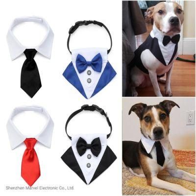 Hot Cute Adjustable Pet Accessories Tuxedo Bow Tie Dog Collars