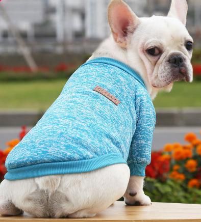 Classic Knitwear Sweater Fleece Coat Soft Thickening Warm Shirt Winter Pet Dog Cat Clothes, Puppy Costume Clothing for Small Dog