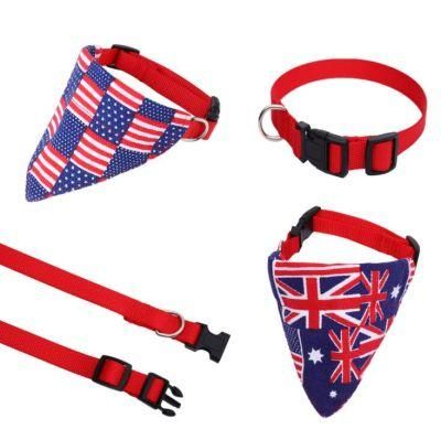 American Flag Dog Bandanas 4th of July Bandannas